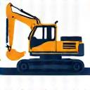 Icona di un escavatore